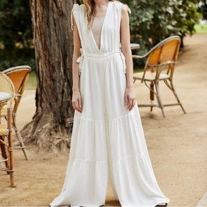 Free People Movement | Spring Forward Jumpsuit | White | XS